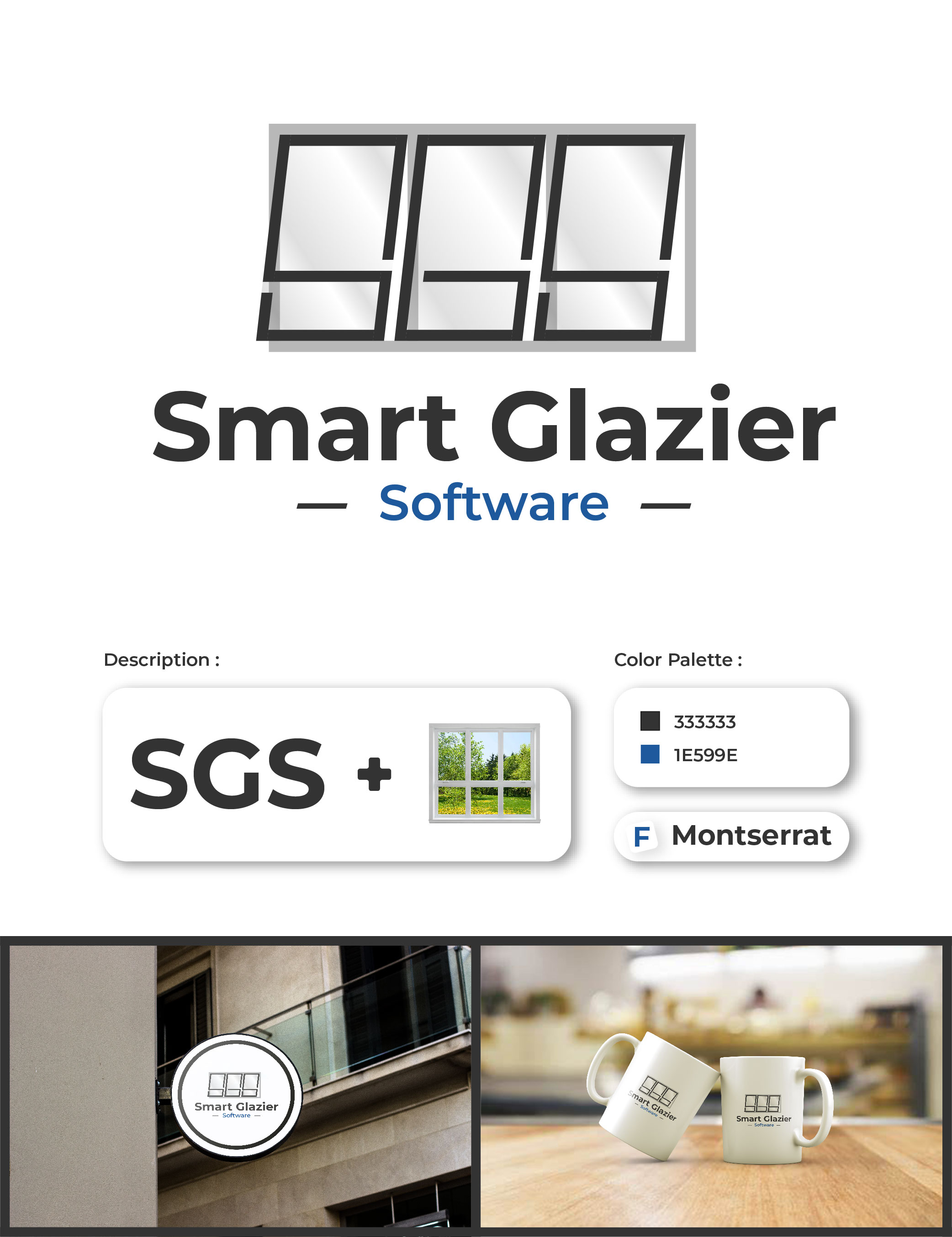 Logo Design by godly97 for Smart Glazier Software | Design #30656662