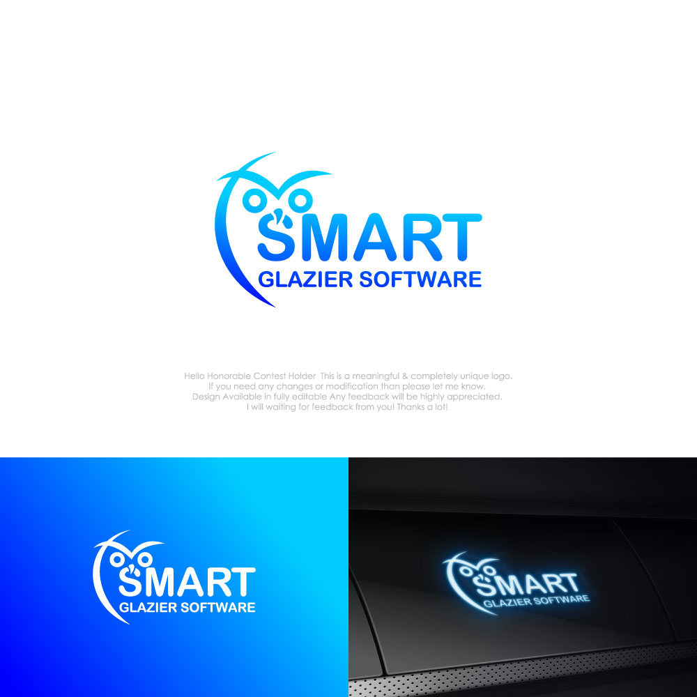 Logo Design by LogoEon for Smart Glazier Software | Design #30639006