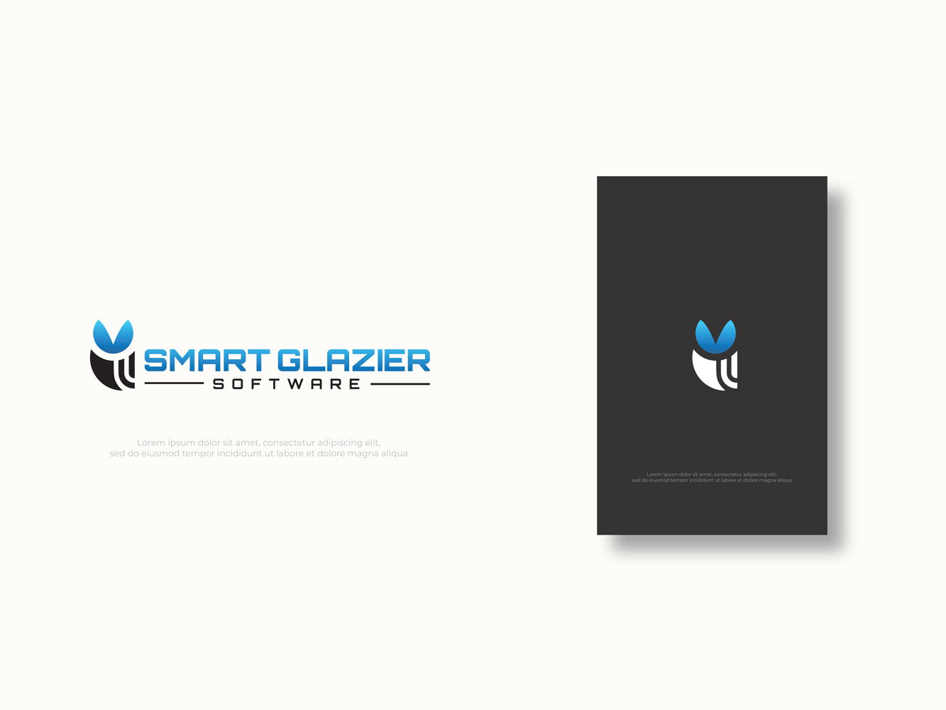 Logo Design by Senpachie for Smart Glazier Software | Design #30639722