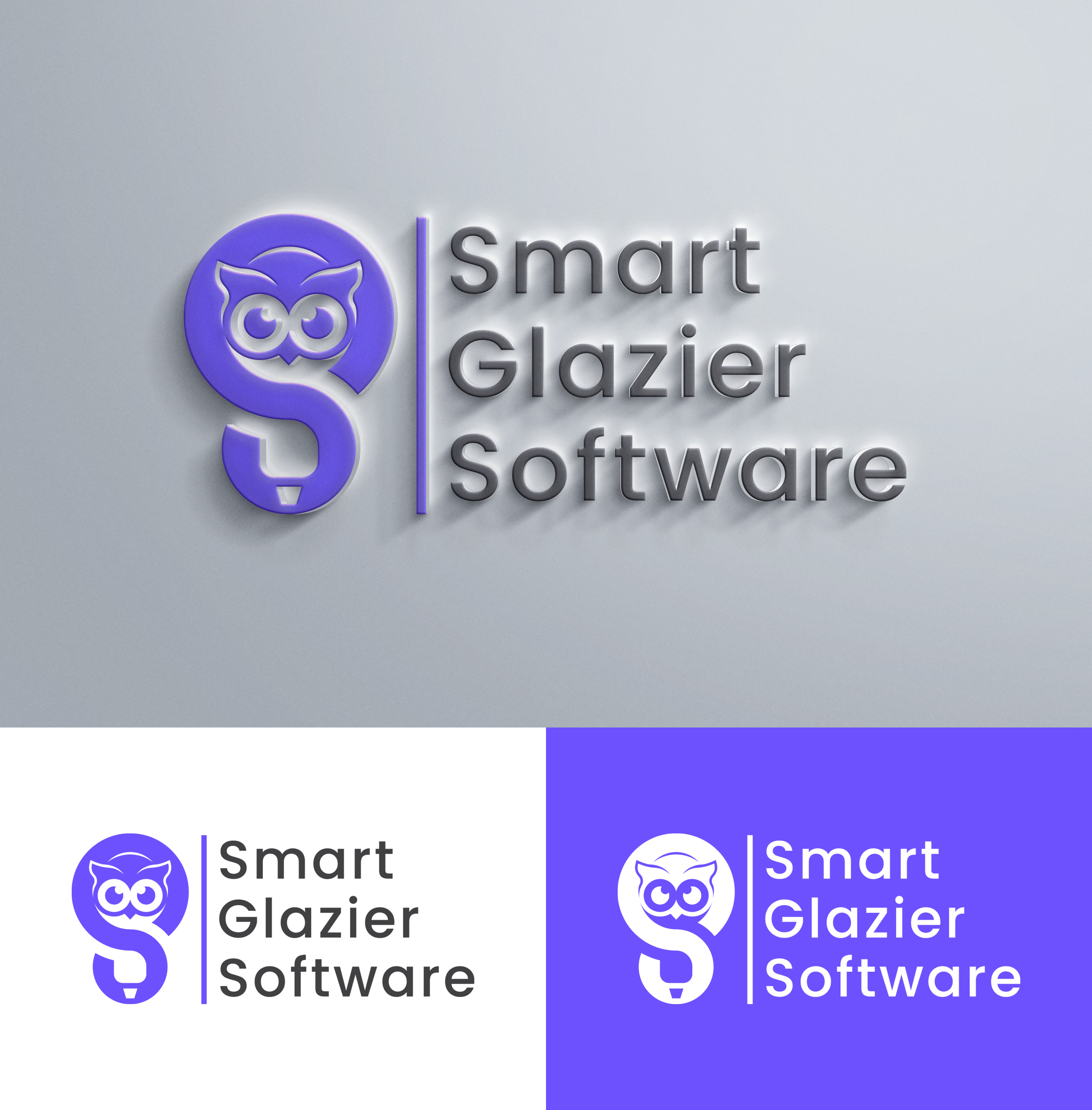 Logo Design by loveqis for Smart Glazier Software | Design #30634707