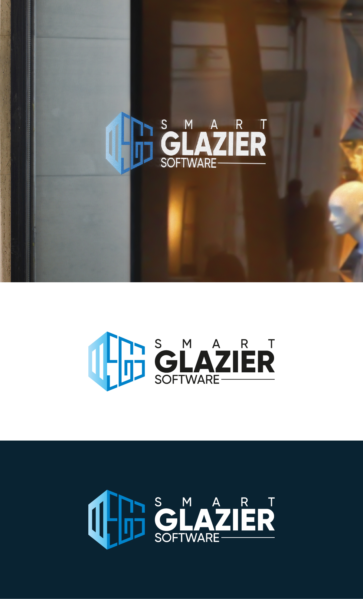 Logo Design by MD. MIZANUR RAHMAN 3 for Smart Glazier Software | Design #30645580