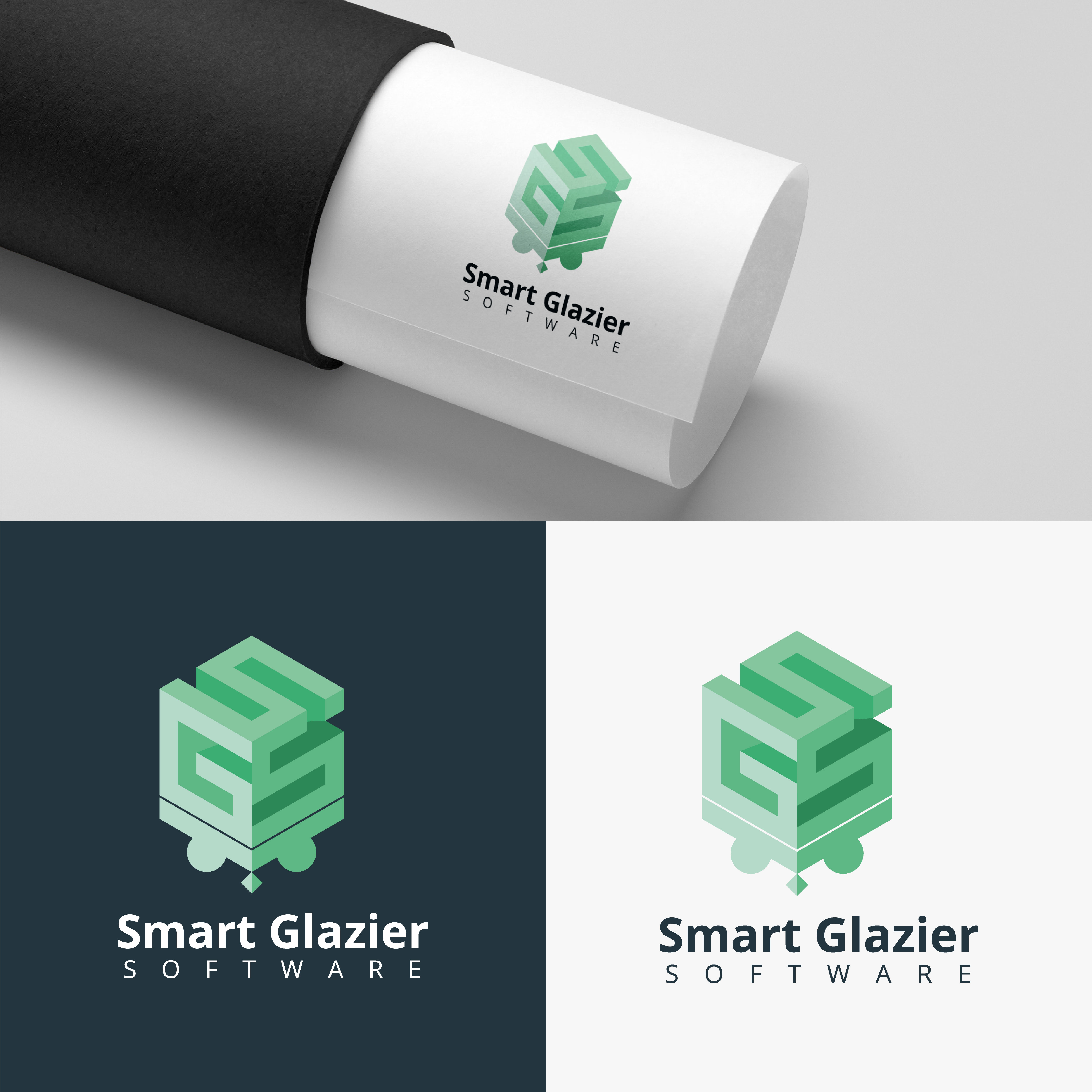 Logo Design by Meha Han for Smart Glazier Software | Design #30648838