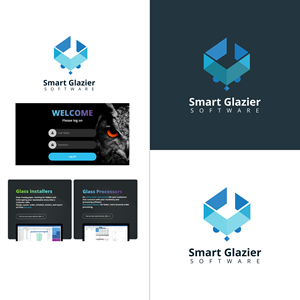 Logo Design by Meha Han for Smart Glazier Software | Design: #30648943