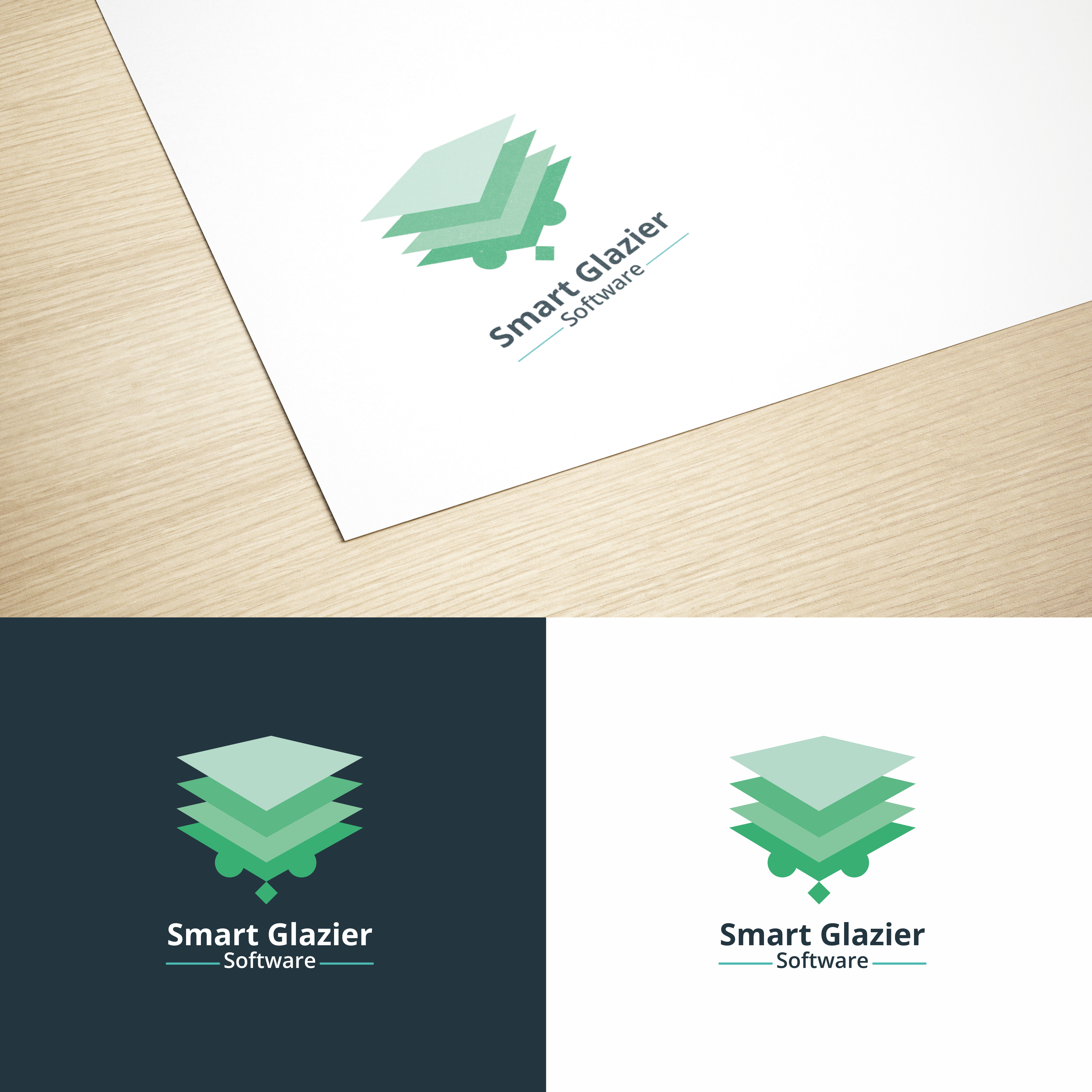 Logo Design by Meha Han for Smart Glazier Software | Design #30649299
