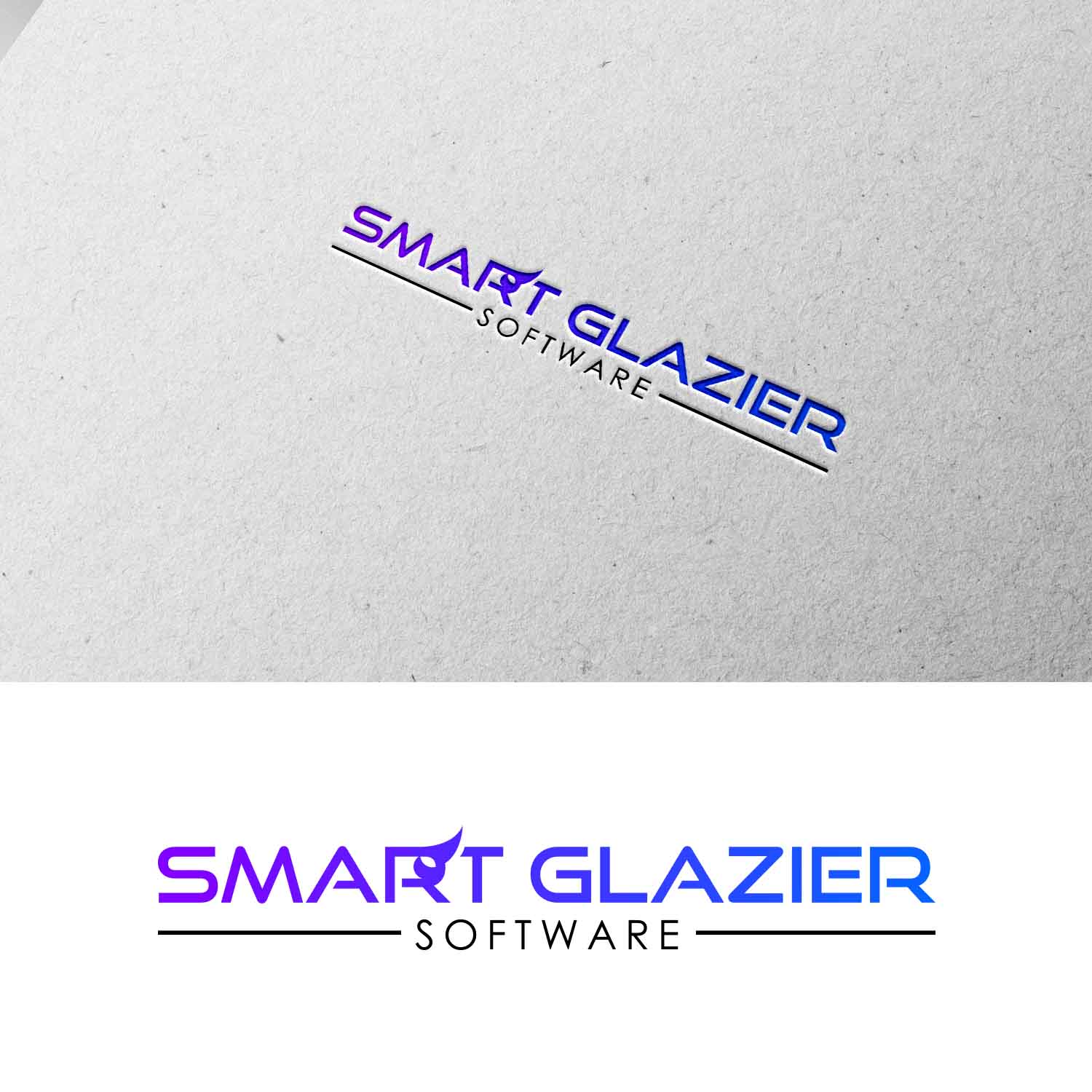 Logo Design by Interloop_Designs for Smart Glazier Software | Design #30637802