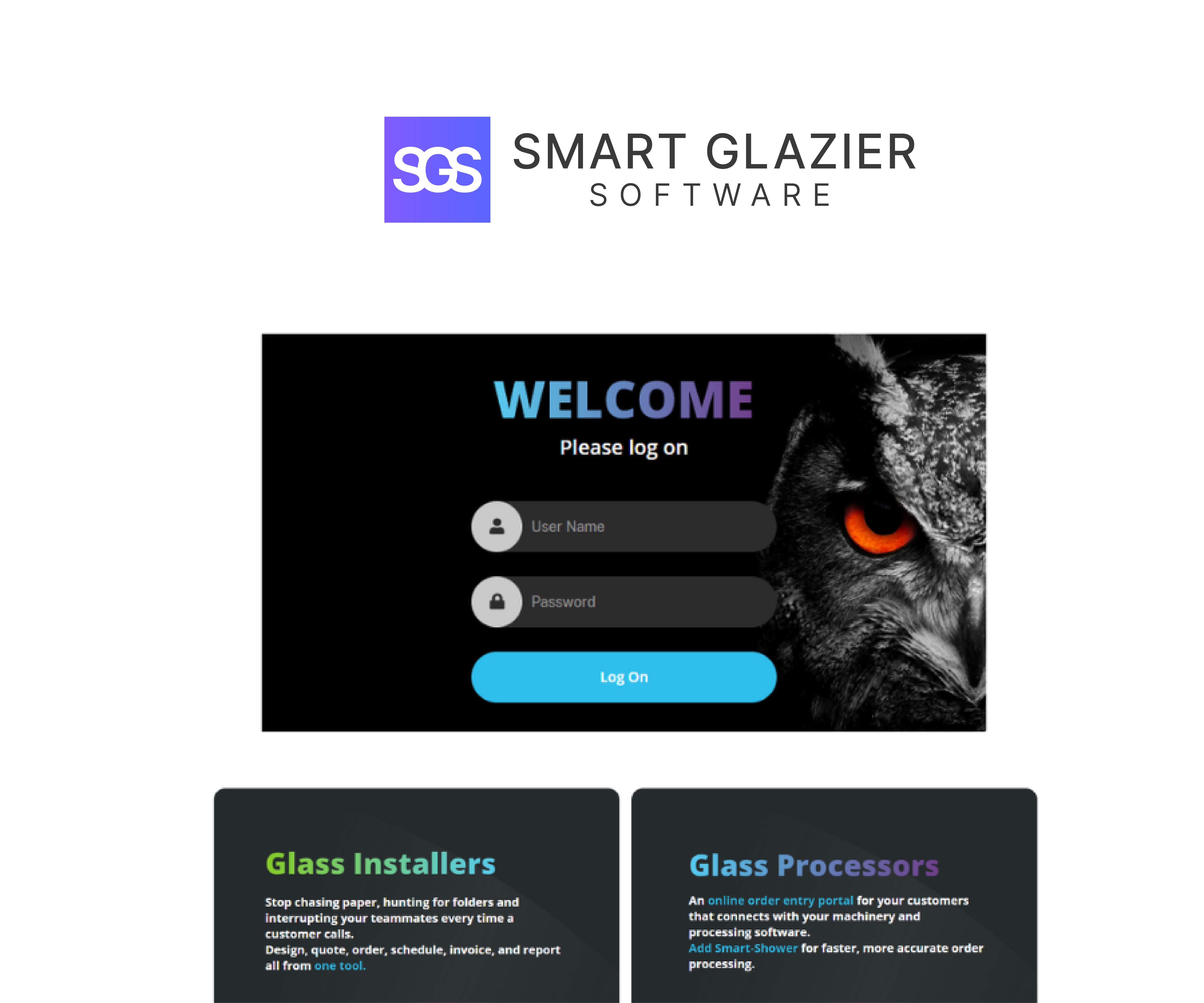 Logo Design by Worx Mofijul for Smart Glazier Software | Design #30646174