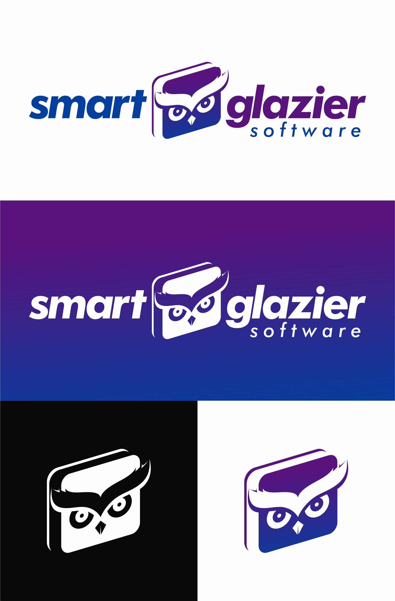 Logo Design by 1206studio for Smart Glazier Software | Design #30648546