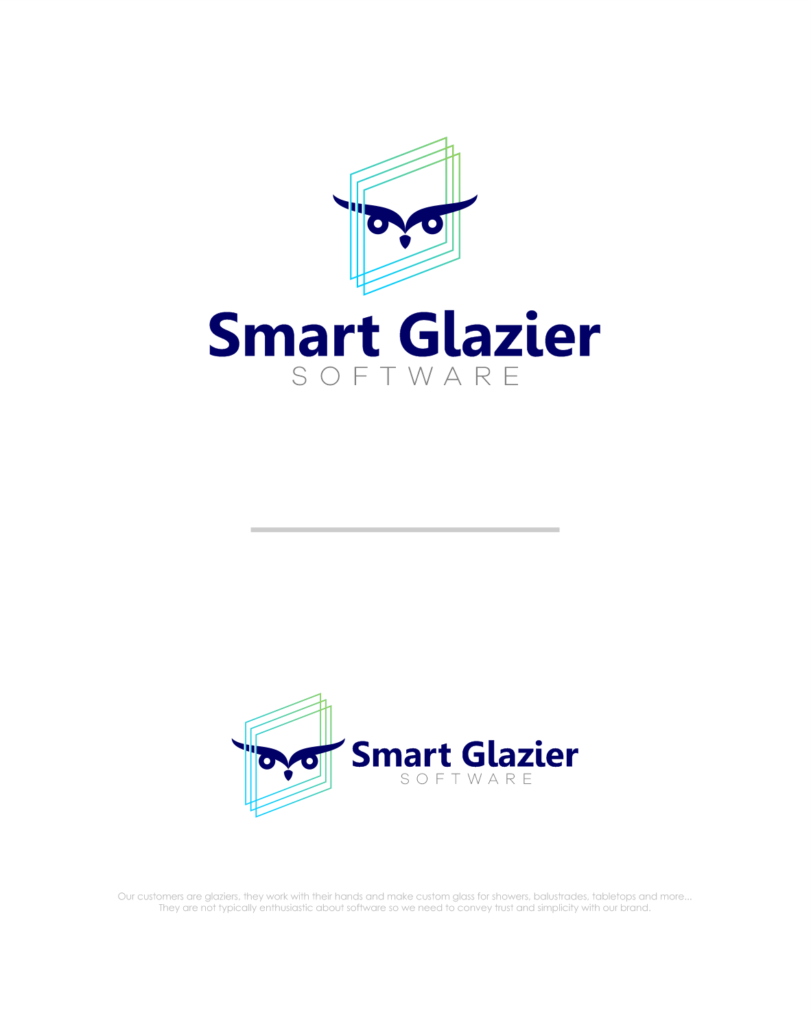 Logo Design by momo57 for Smart Glazier Software | Design #30649394