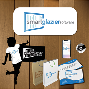 Logo Design by visual arts for Smart Glazier Software | Design: #30644694