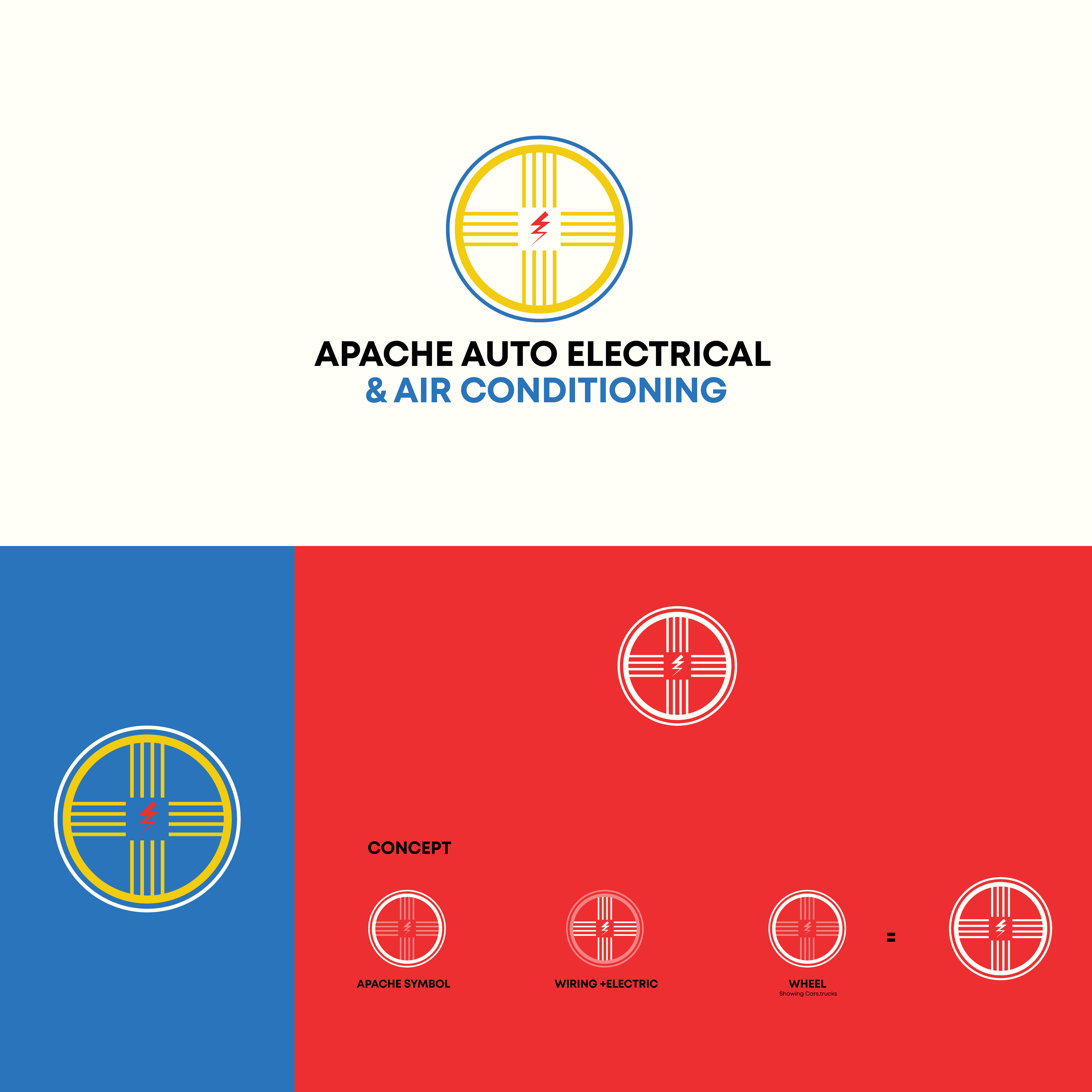 Diseño de Logo por Adnan Bhatti para Apache Auto Electrical & Air Conditioning  | Diseño #30643546