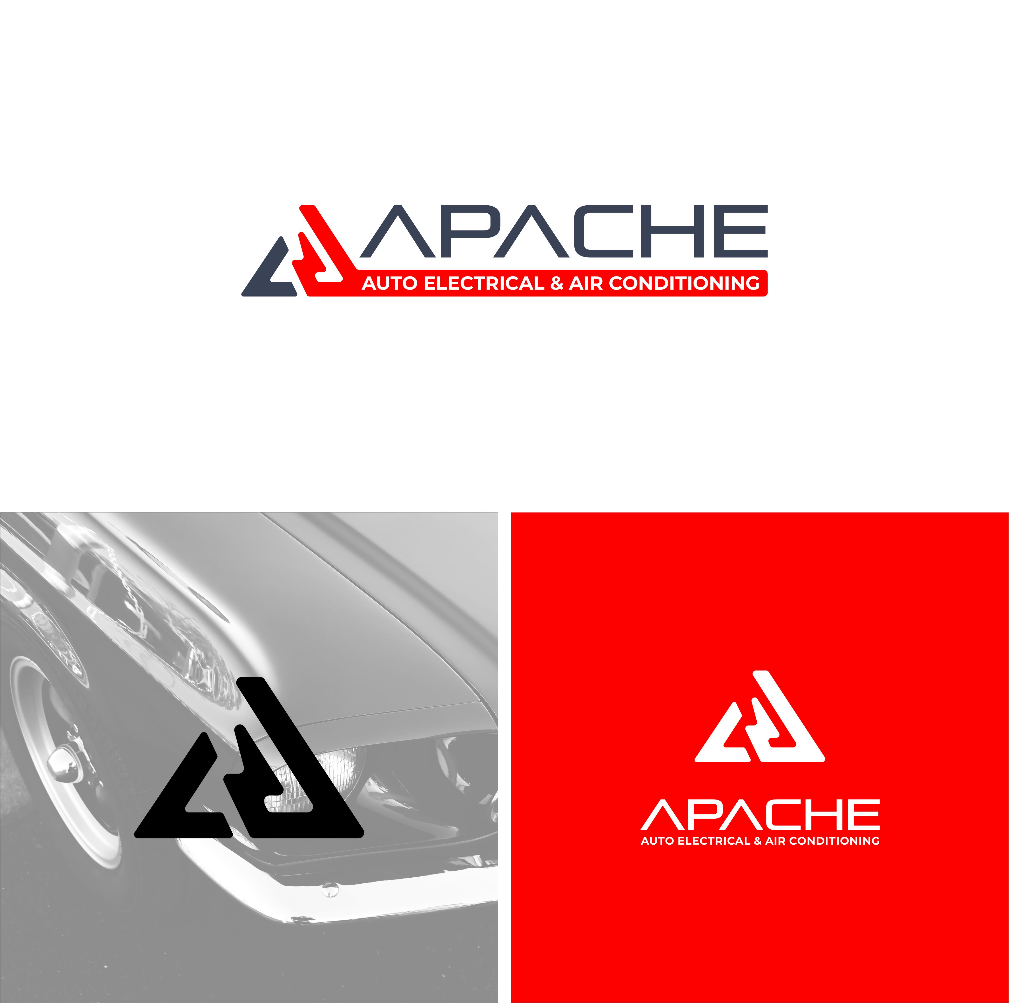 Diseño de Logo por Adilia Romadina para Apache Auto Electrical & Air Conditioning  | Diseño #30636815