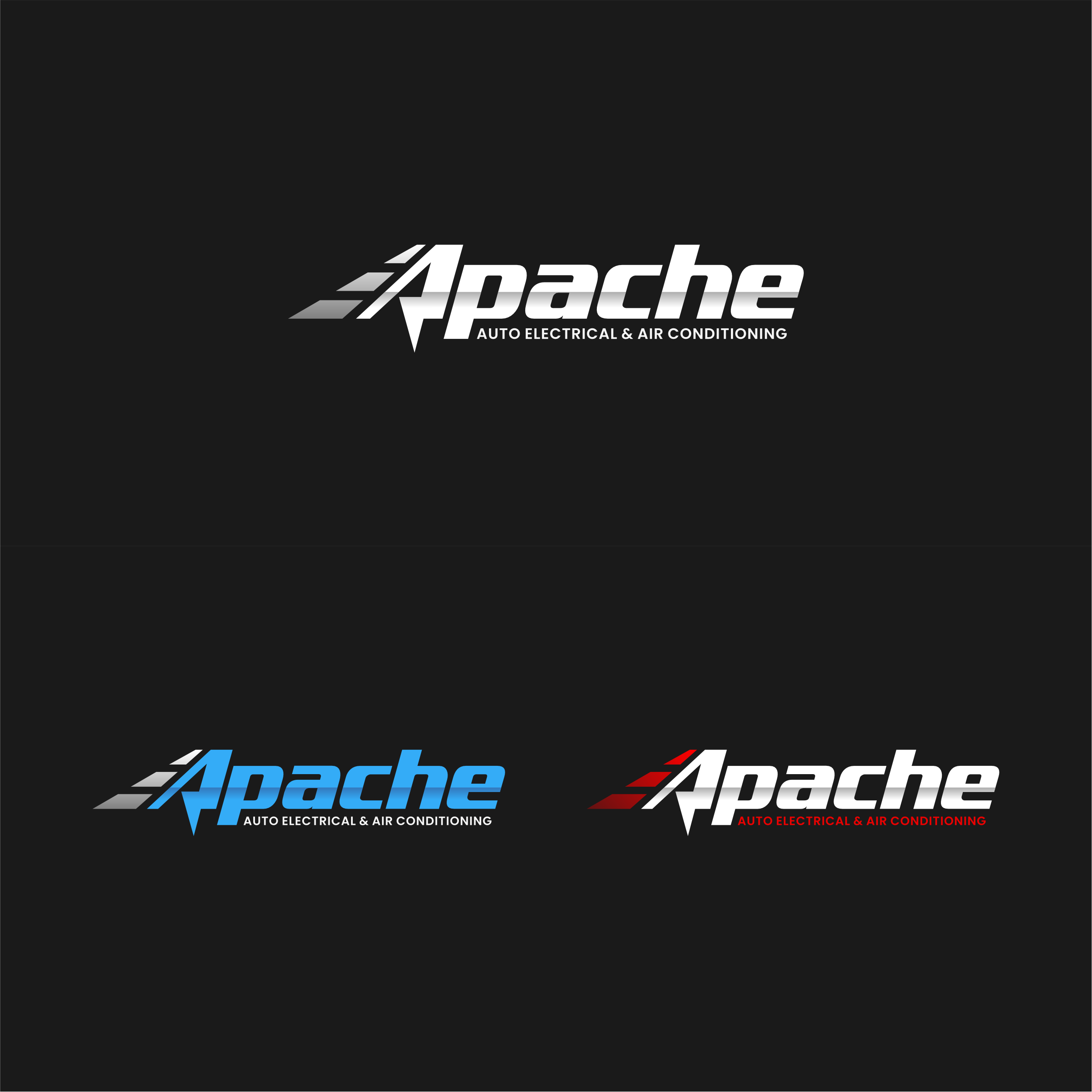 Logo Design by YNCK for Apache Auto Electrical & Air Conditioning  | Design #30662329