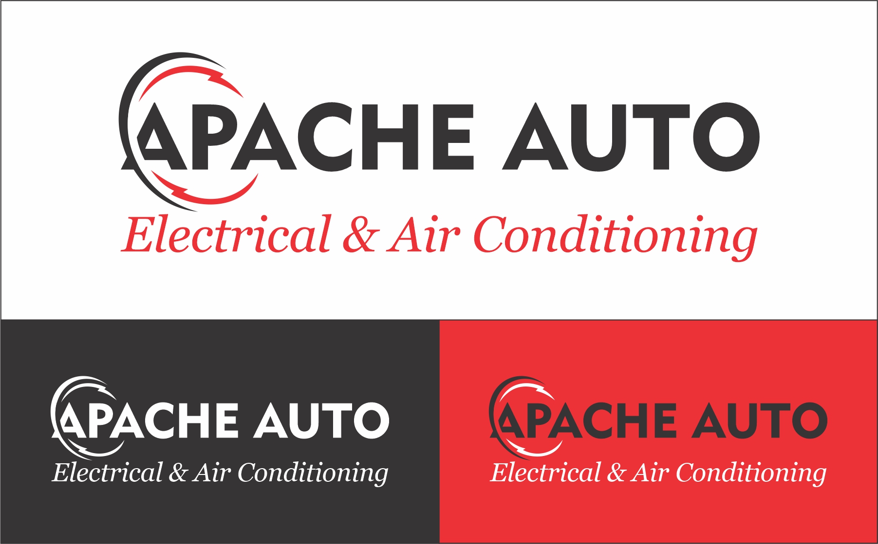 Logo Design by Pearl Jenkins for Apache Auto Electrical & Air Conditioning  | Design #30641785