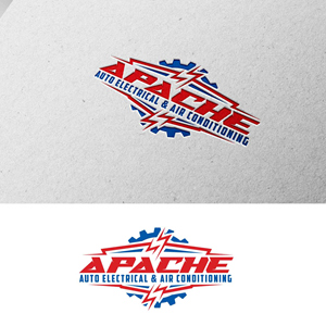 Logo Design by Interloop_Designs for Apache Auto Electrical & Air Conditioning  | Design: #30637768