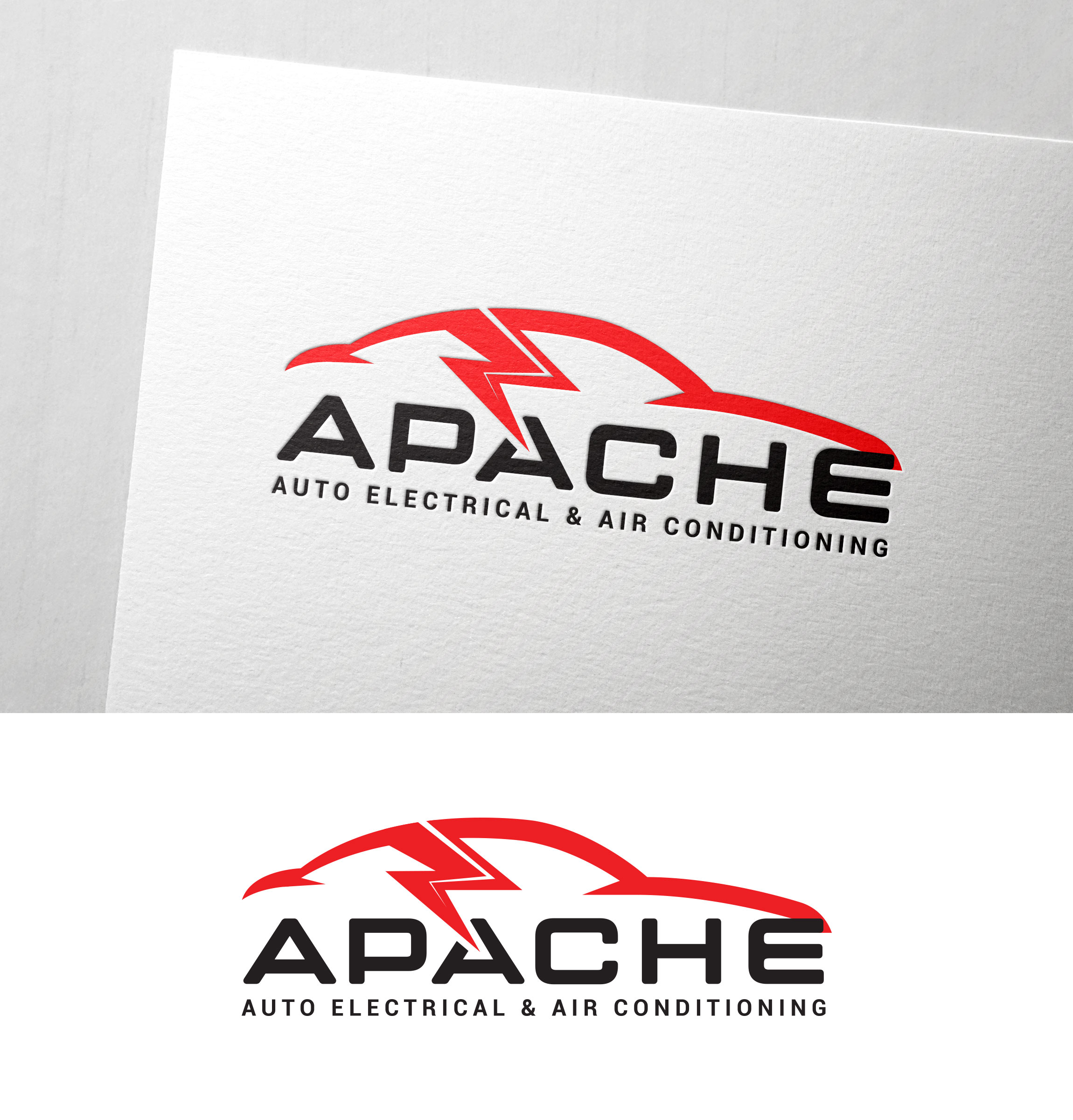 Logo Design by Impressive Sol for Apache Auto Electrical & Air Conditioning  | Design #30637946