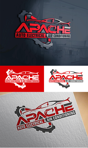 Diseño de Logo por Imran_me para Apache Auto Electrical & Air Conditioning  | Diseño #30636153
