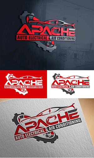 Logo Design by Imran_me for Apache Auto Electrical & Air Conditioning  | Design: #30648017
