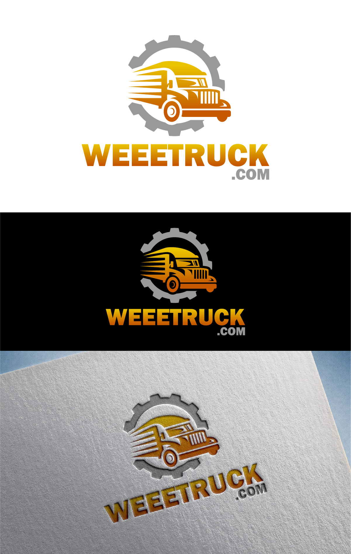 Logo Design by RainART for weeetruck.com | Design #30652699