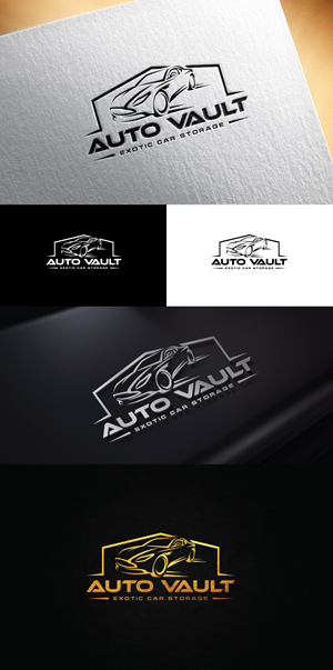 Logo Design by Logo Stock for Auto Vault LLC | Design: #30641705
