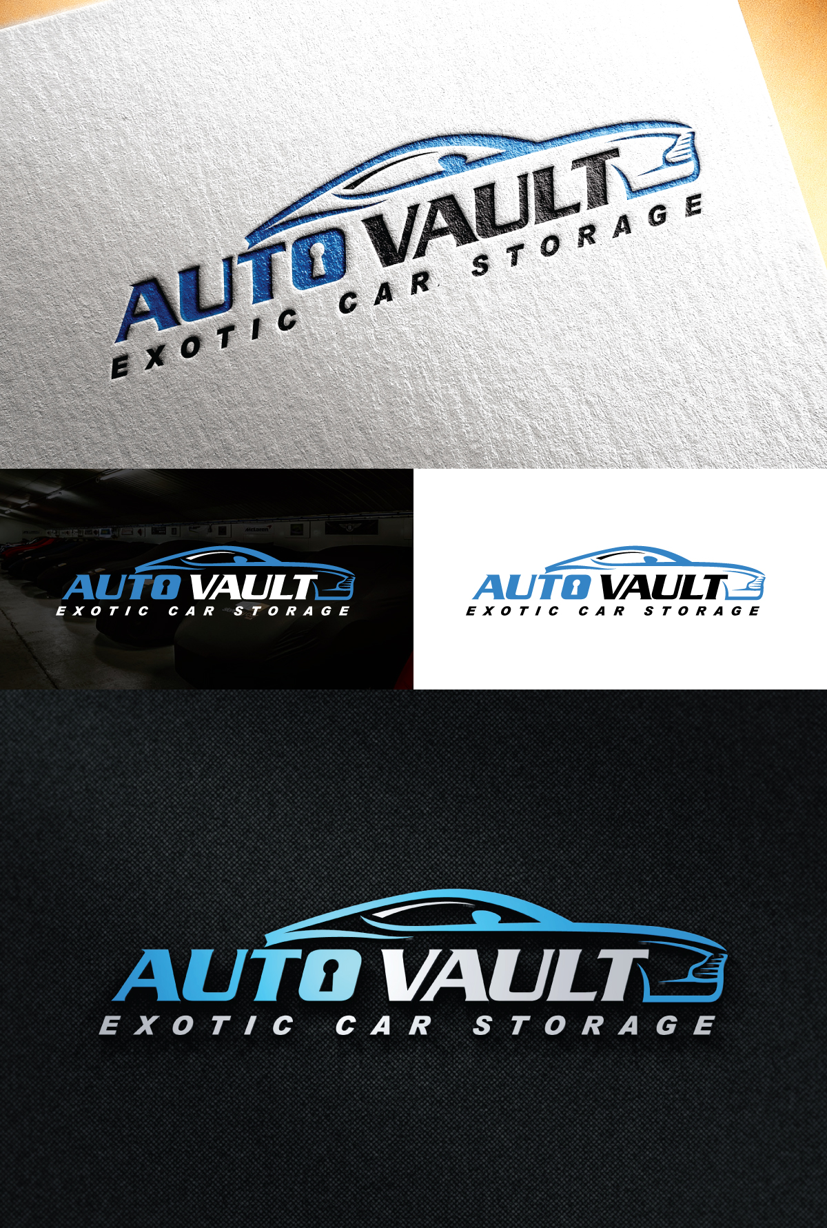 Logo Design by step forward 2 for Auto Vault LLC | Design #30641310