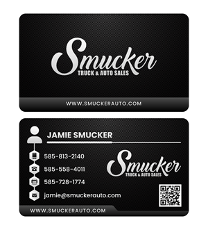 Business card for auto dealership
