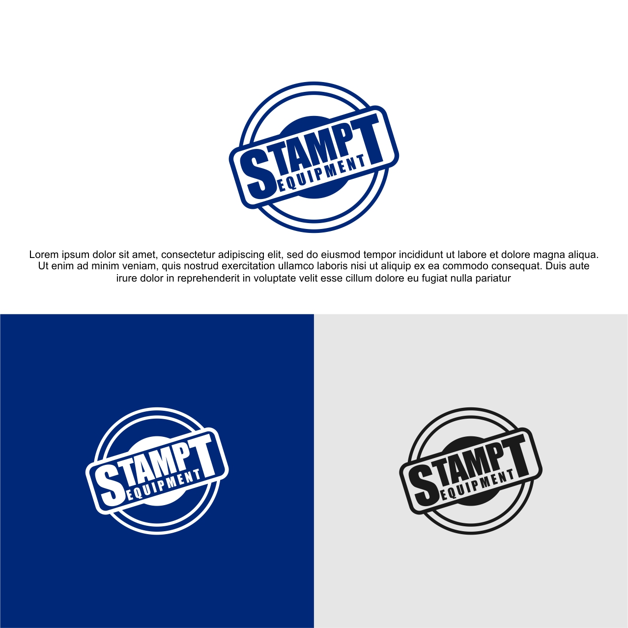 Logo Design by DesiGiNe for StampT Equipment  | Design #30654735