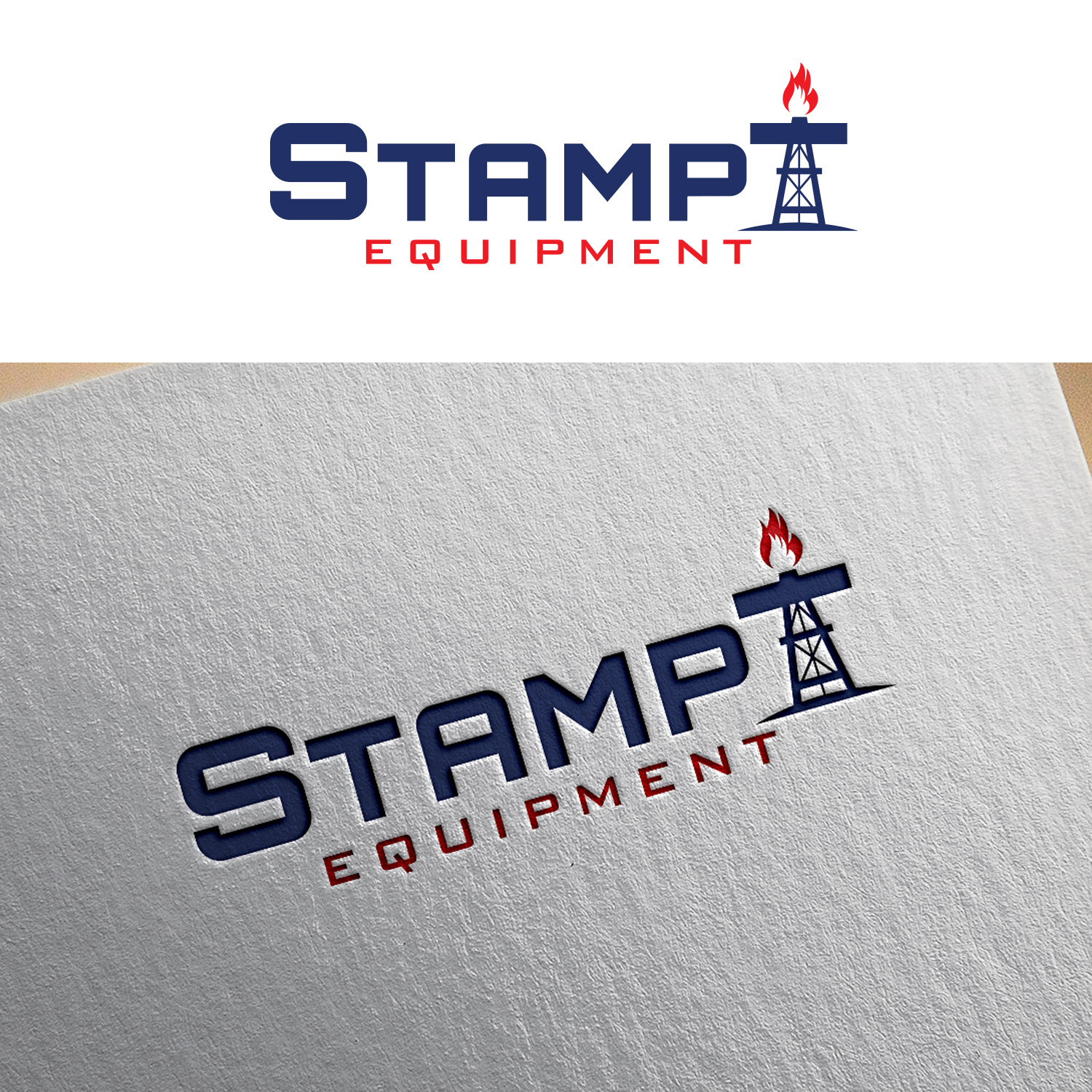 Logo Design by EnaGraph for StampT Equipment  | Design #30644552
