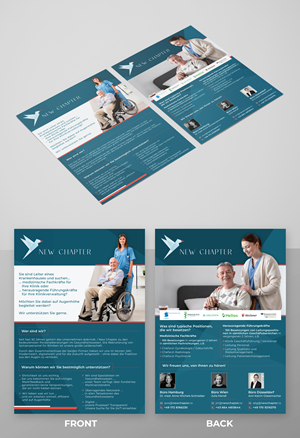 Flyer-Design von KreativeMadz für New Chapter Executive Search GmbH | Design: #30644246