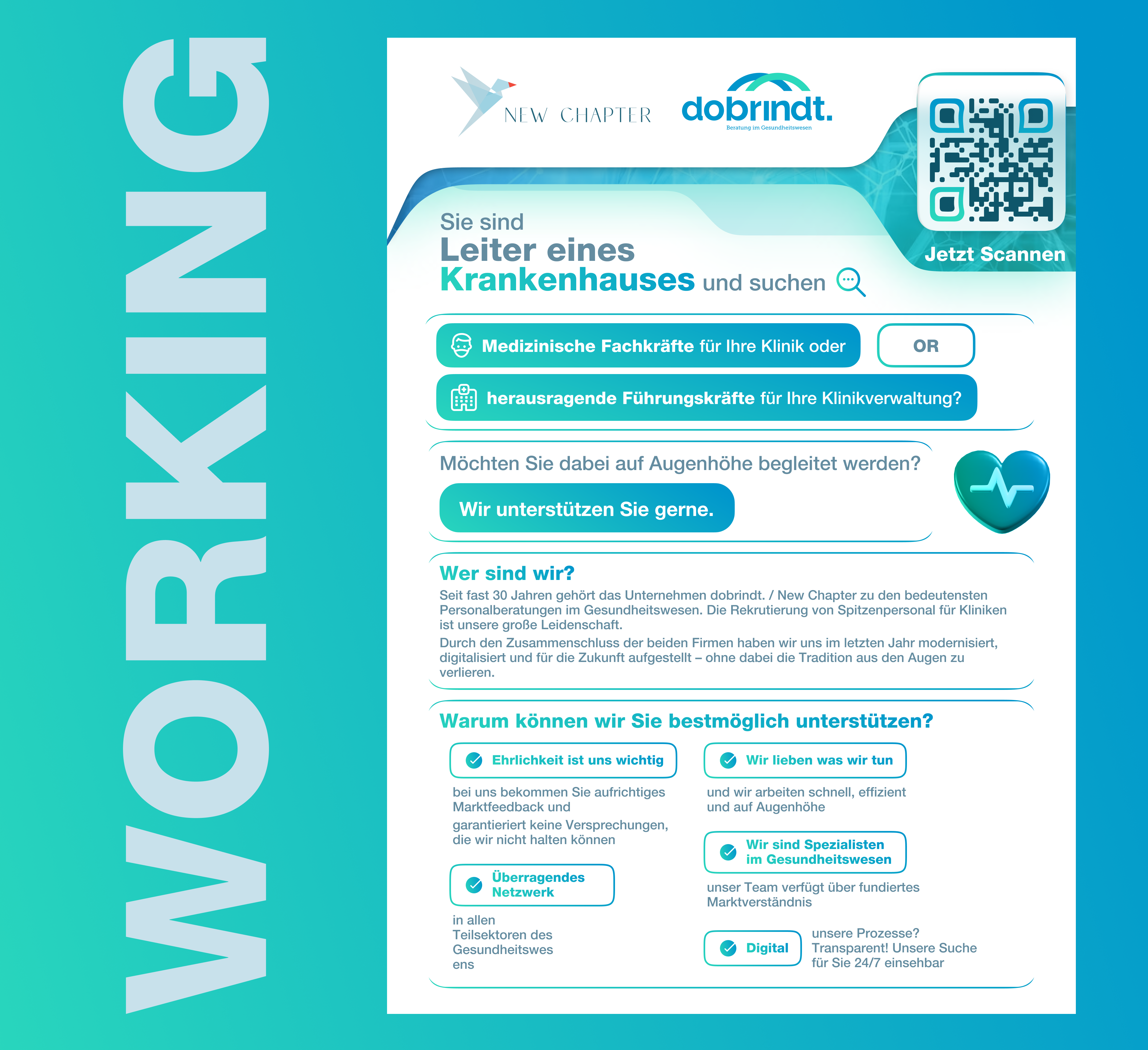 Flyer Design by Usman_UI for New Chapter Executive Search GmbH | Design #30659836