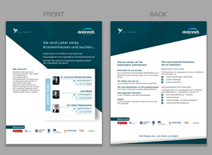 Flyer Design by Mi17design for New Chapter Executive Search GmbH | Design: #30654921