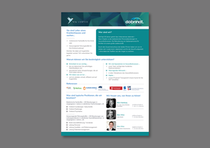 Flyer-Design von premnice für New Chapter Executive Search GmbH | Design: #30645322