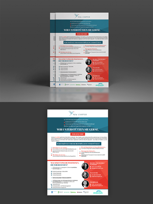 Flyer-Design von n214008 für New Chapter Executive Search GmbH | Design: #30644381