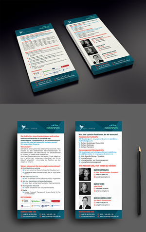 Flyer-Design von GraphicsGuru für New Chapter Executive Search GmbH | Design: #30658202