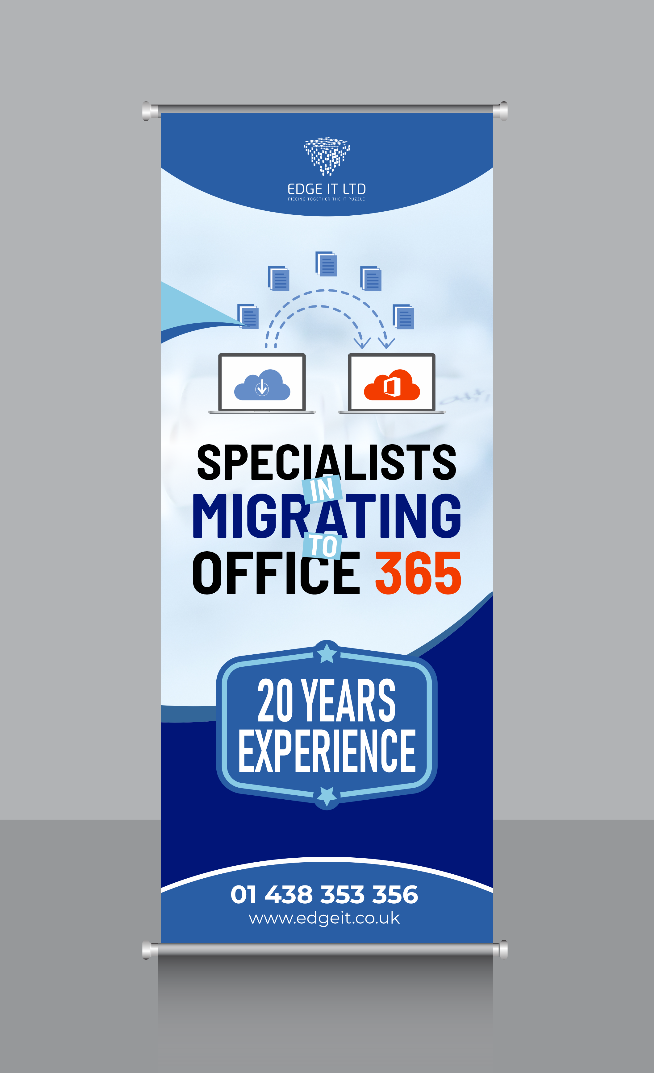Signage Design by Excellar Hub for Edge IT Ltd | Design #30681518