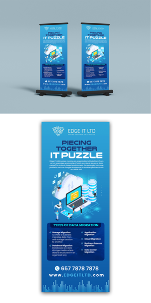 Diseño de Señalética por debdesign para Edge IT Ltd | Diseño: #30688406