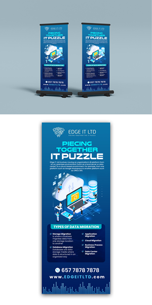 Diseño de Señalética por debdesign para Edge IT Ltd | Diseño: #30688408