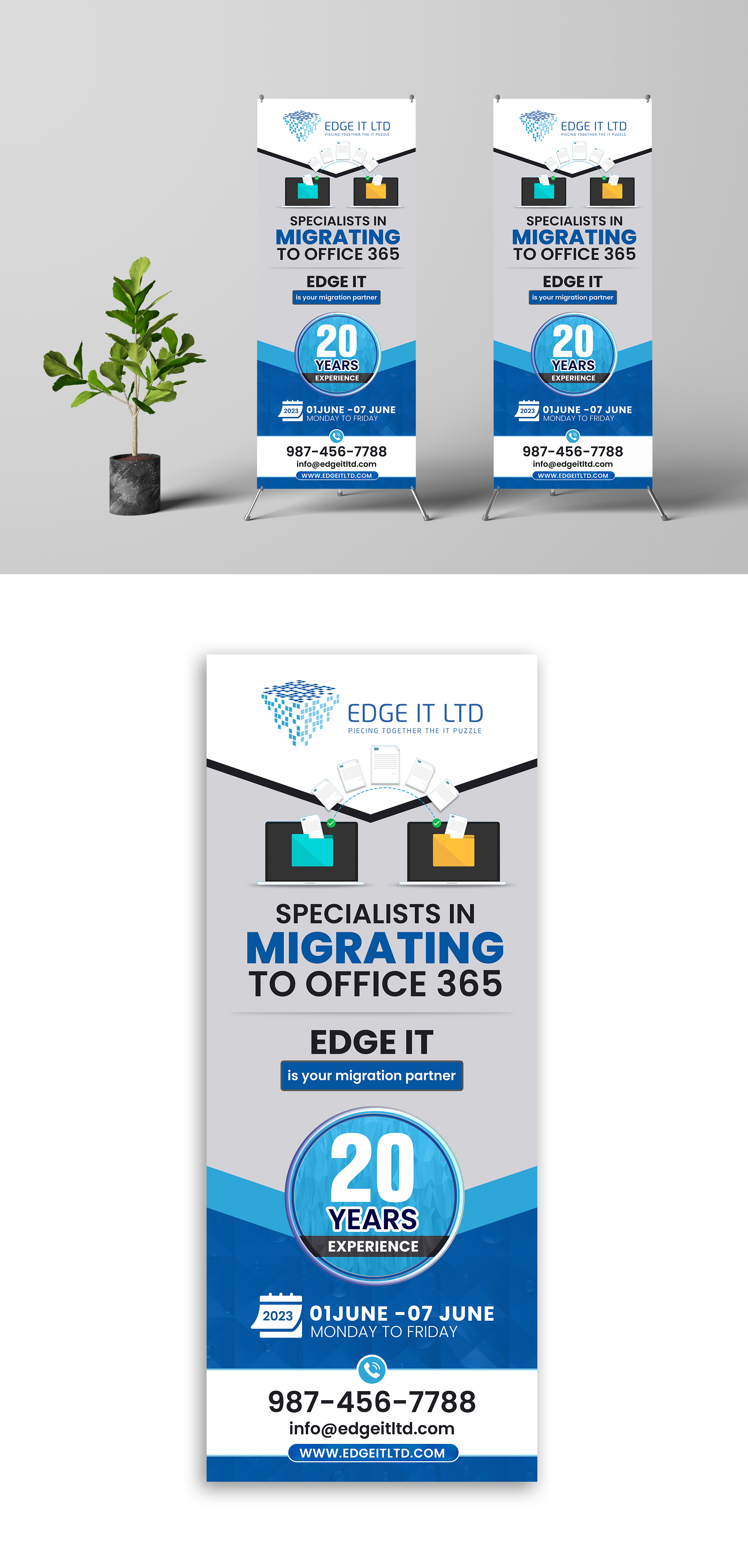 Diseño de Señalética por debdesign para Edge IT Ltd | Diseño #30690120