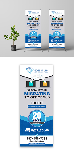 Diseño de Señalética por debdesign para Edge IT Ltd | Diseño: #30690120
