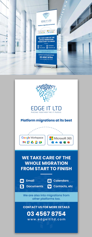 Diseño de Señalética por ecorokerz para Edge IT Ltd | Diseño: #30666664