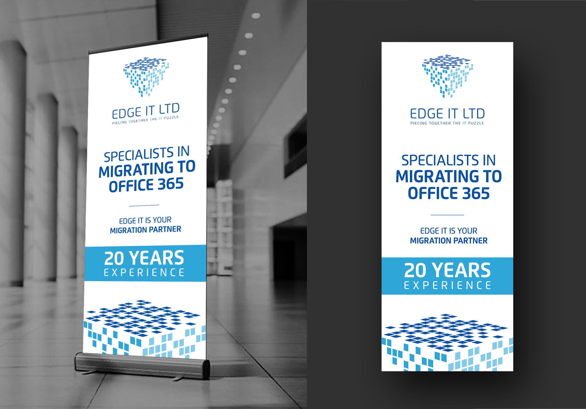 Diseño de Señalética por ARTOGRAPHY para Edge IT Ltd | Diseño #30662034