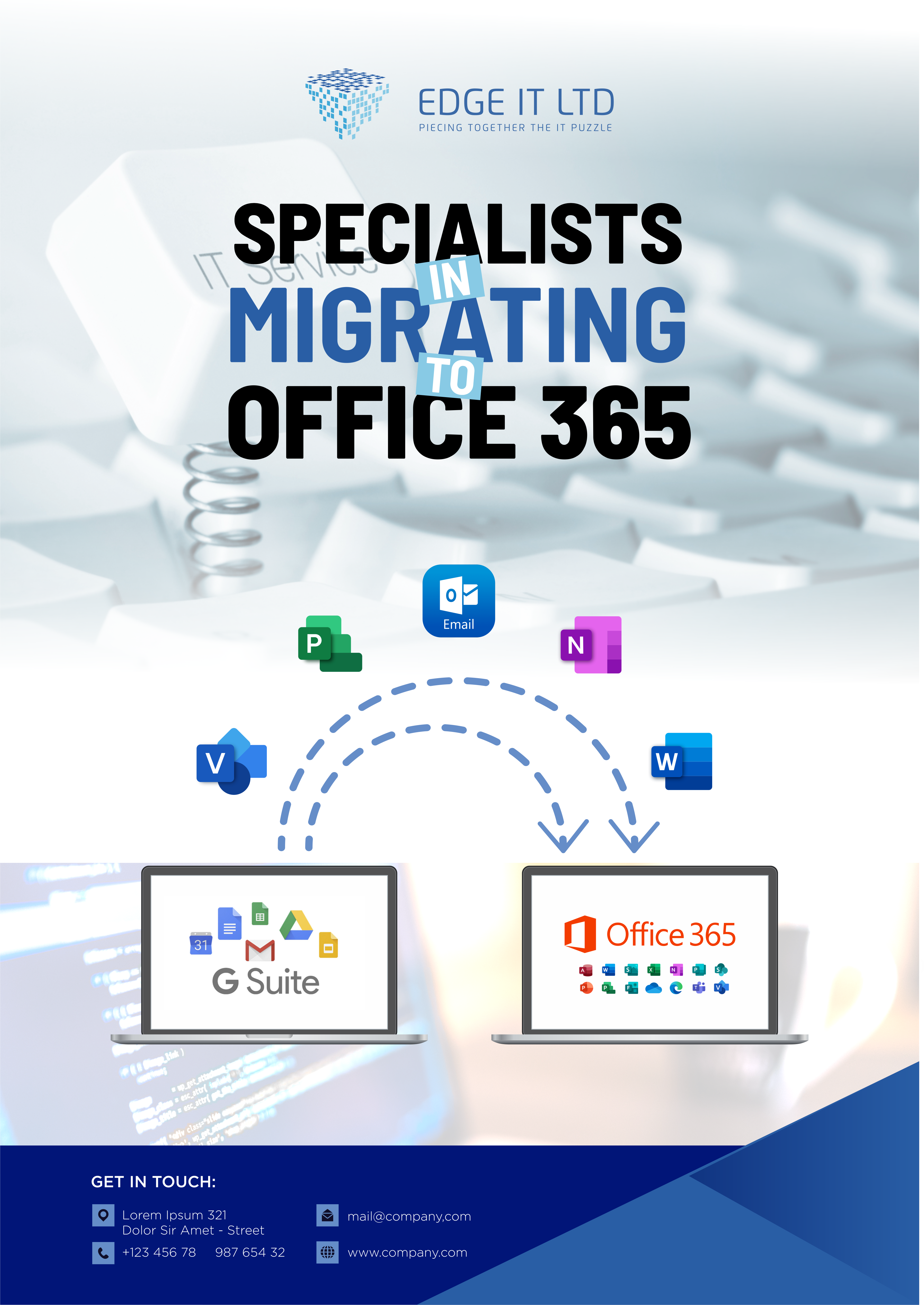 Flyer Design by Excellar Hub for Edge IT Ltd | Design #30687791