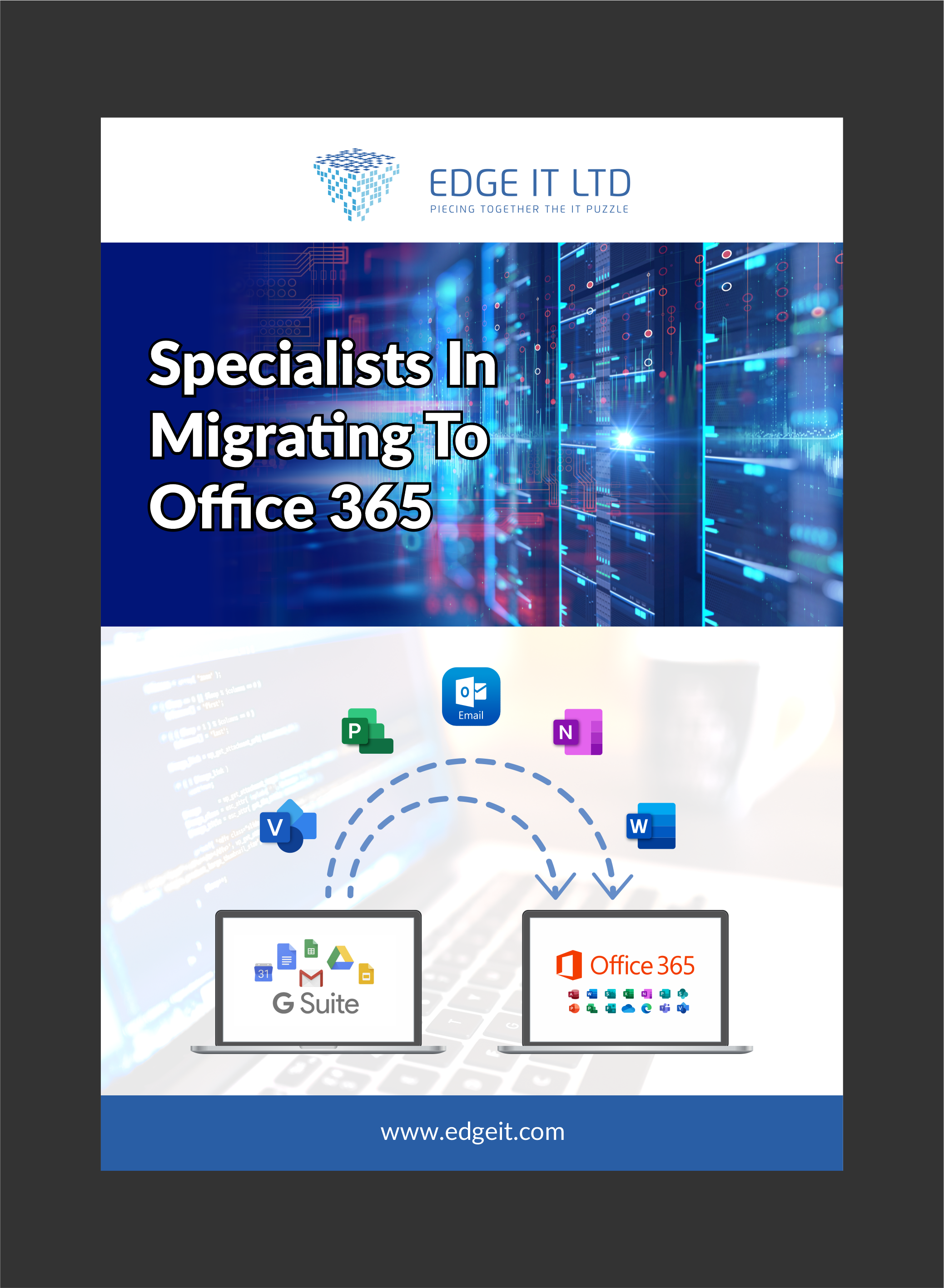 Design de Flyer par Excellar Hub pour Edge IT Ltd | Design #30688564
