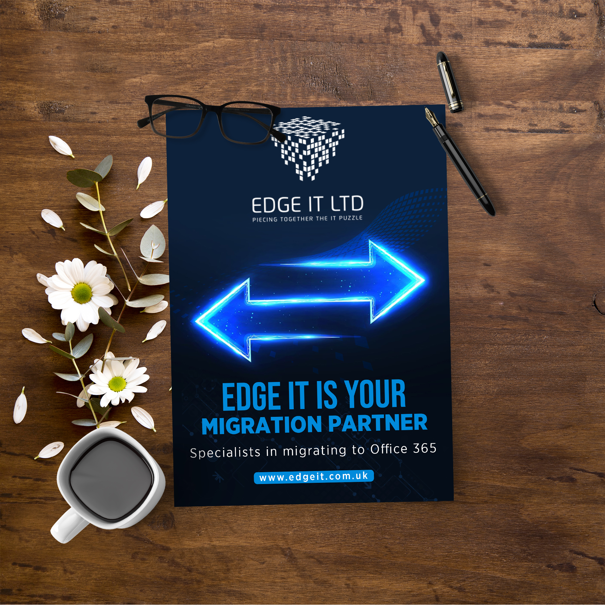 Flyer Design by Sun Creative for Edge IT Ltd | Design #30675631