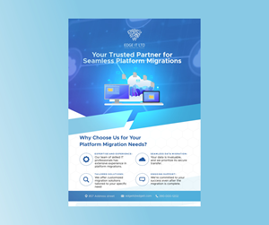 Flyer Design by GDB Logo for Edge IT Ltd | Design: #30649222