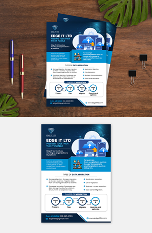 Flyer-Design von debdesign für Edge IT Ltd | Design: #30650524