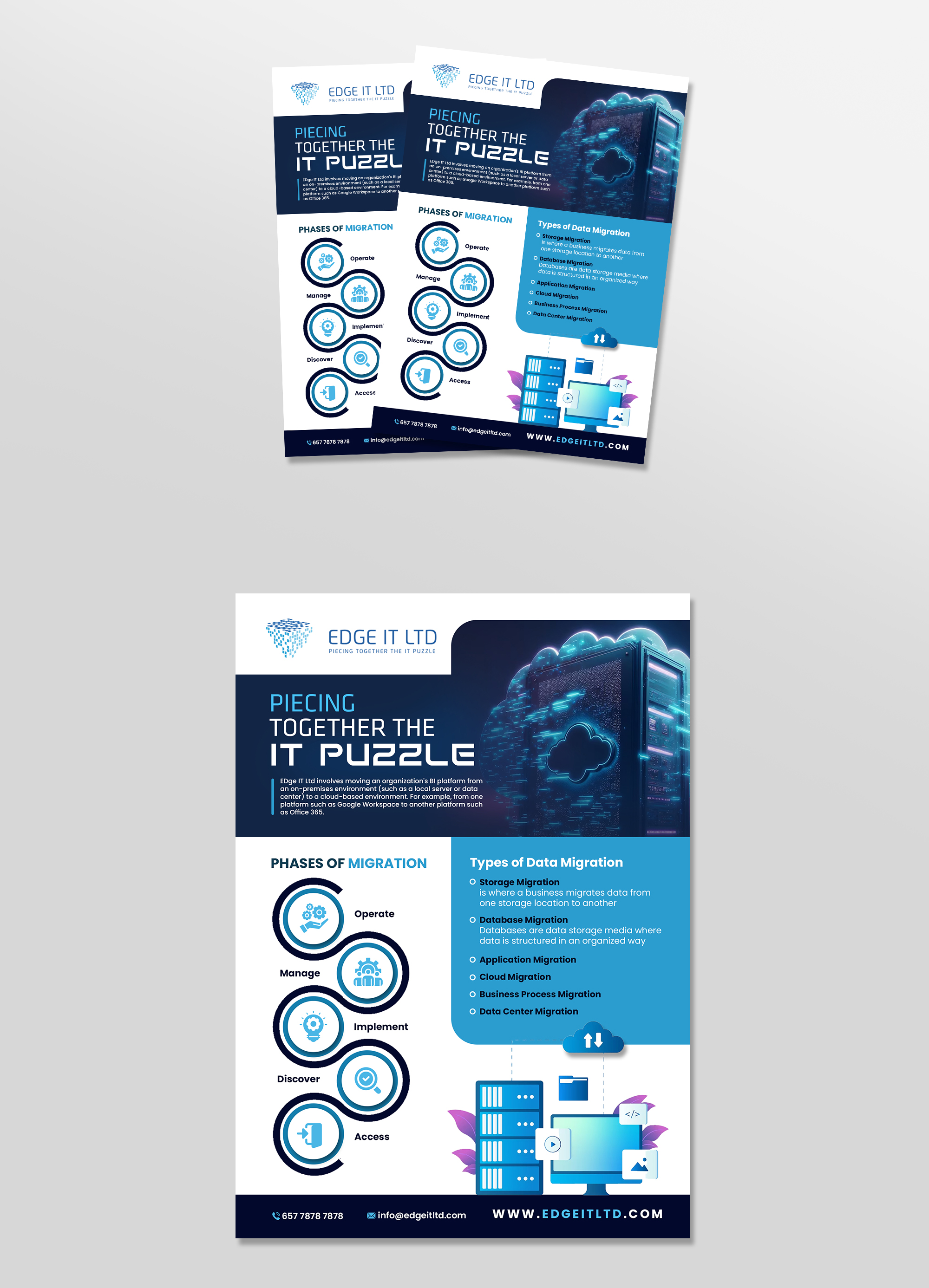 Flyer Design by debdesign for Edge IT Ltd | Design #30653023