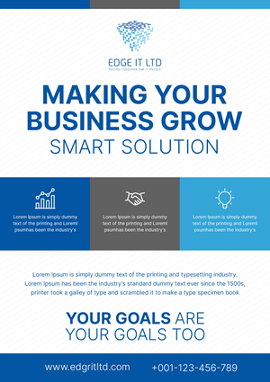 Flyer-Design von nzdesigners für Edge IT Ltd | Design: #30674254