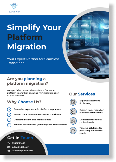 Design de Flyer par nzdesigners pour Edge IT Ltd | Design #30678518