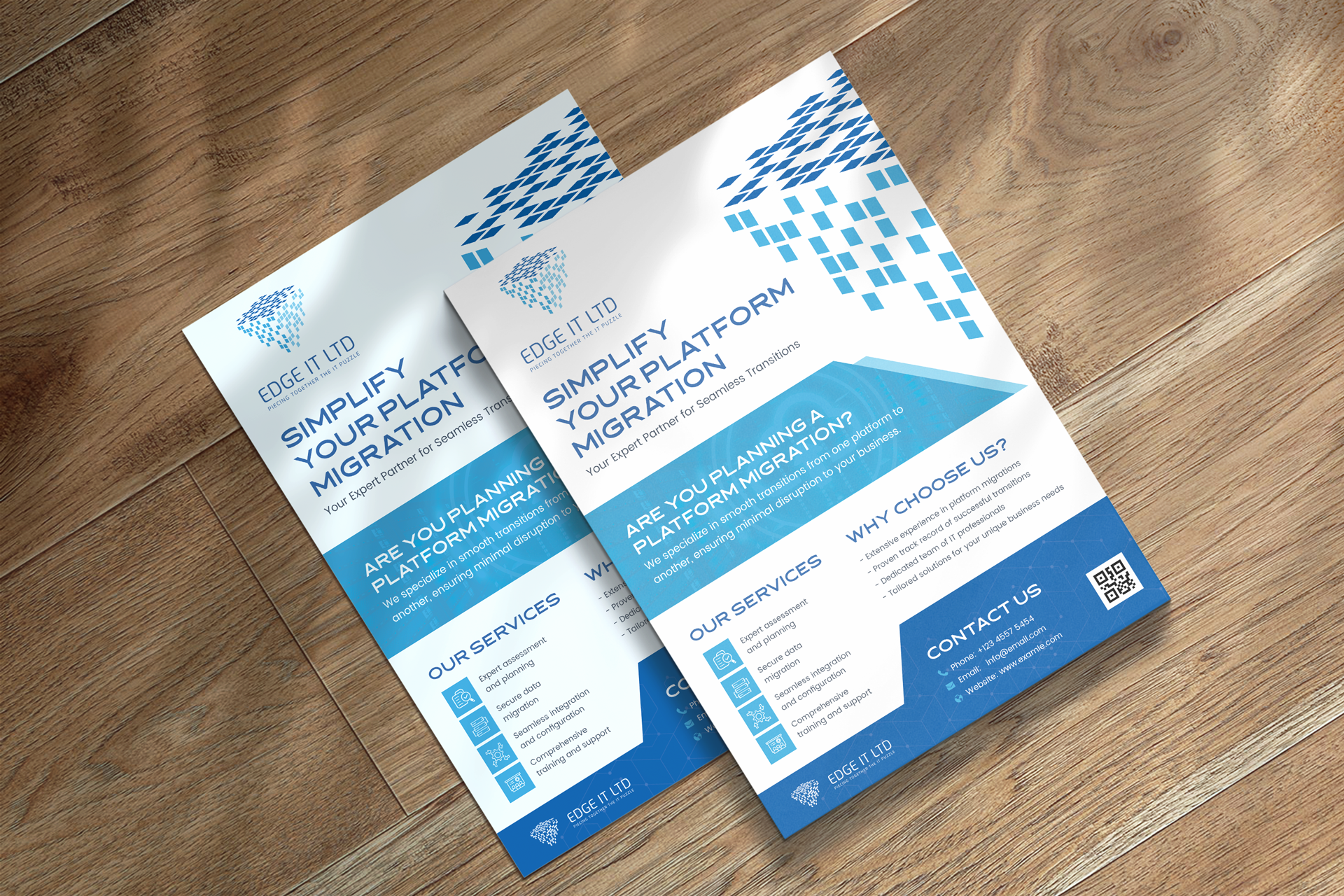 Flyer Design by nzdesigners for Edge IT Ltd | Design #30678532