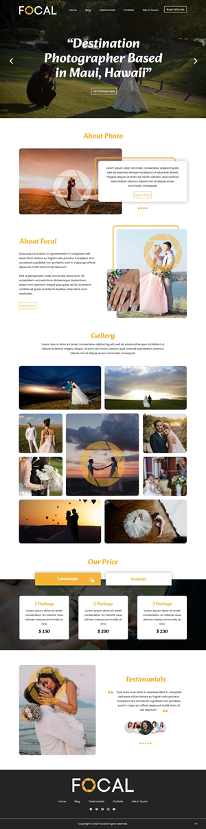Web Design by pb for bookfocal.com | Design: #30652109